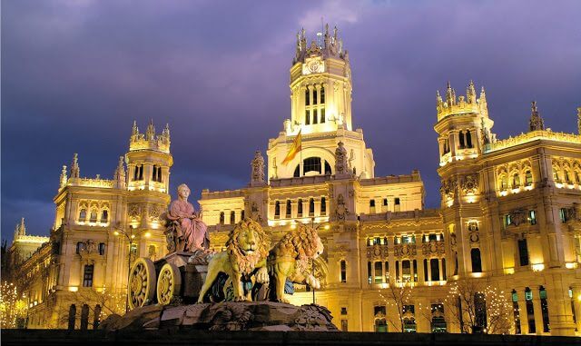 Plaza Cibeles en Madrid